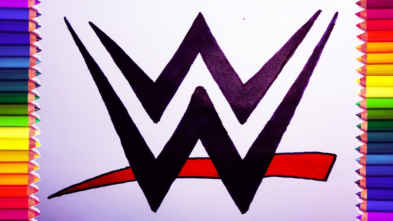 1280x720 How To Draw Wwe Logo Step - Wwe Logo Drawing
