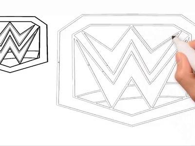 400x300 Draw, Fire And Ice Mandala - Wwe Logo Drawing