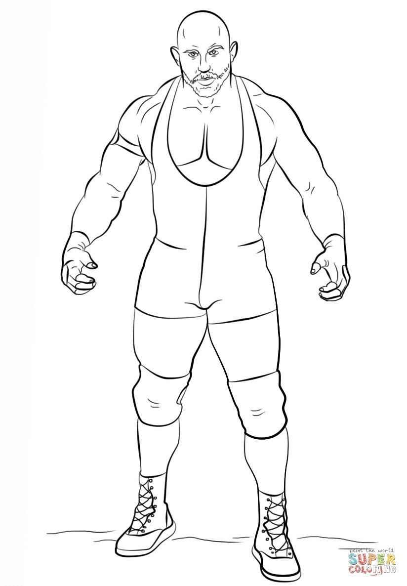 824x1186 Ryback Coloring Sheets Celebs Coloring Sheets, Coloring Pages - Wwe Ryback Drawing