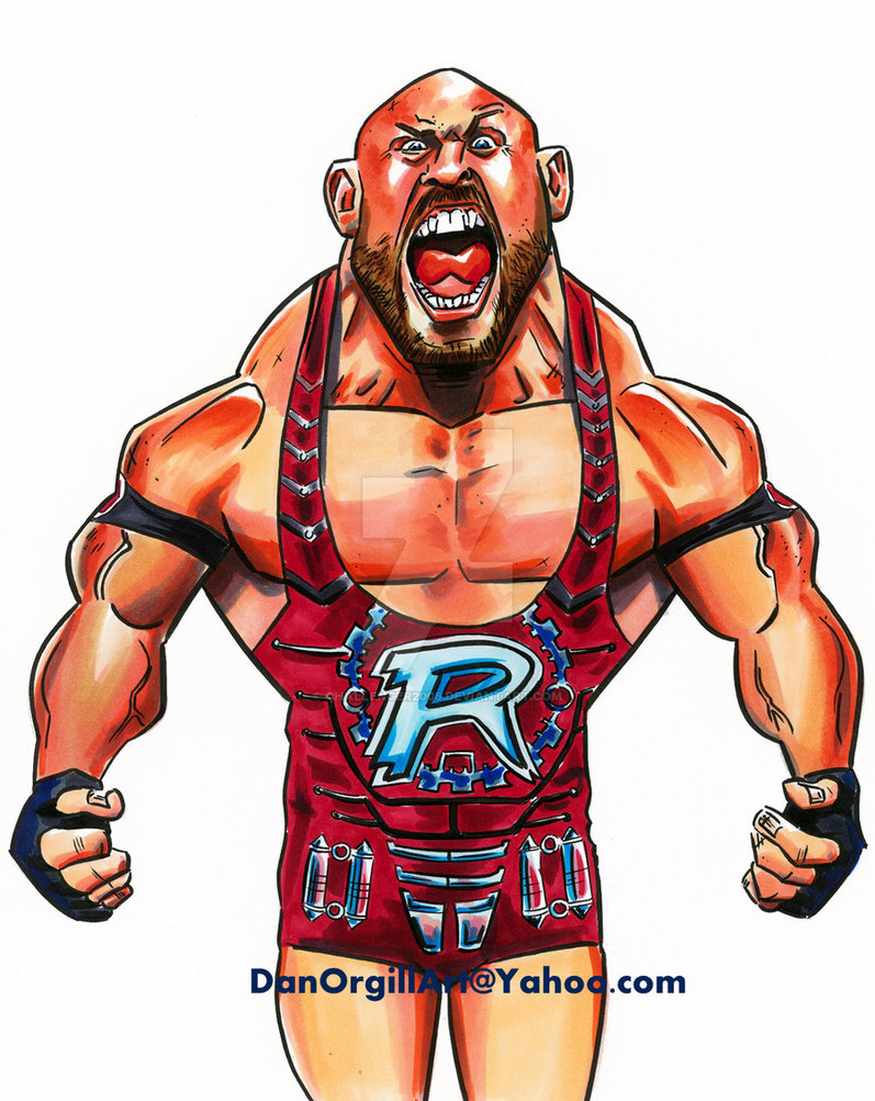 797x1003 Ryback - Wwe Ryback Drawing