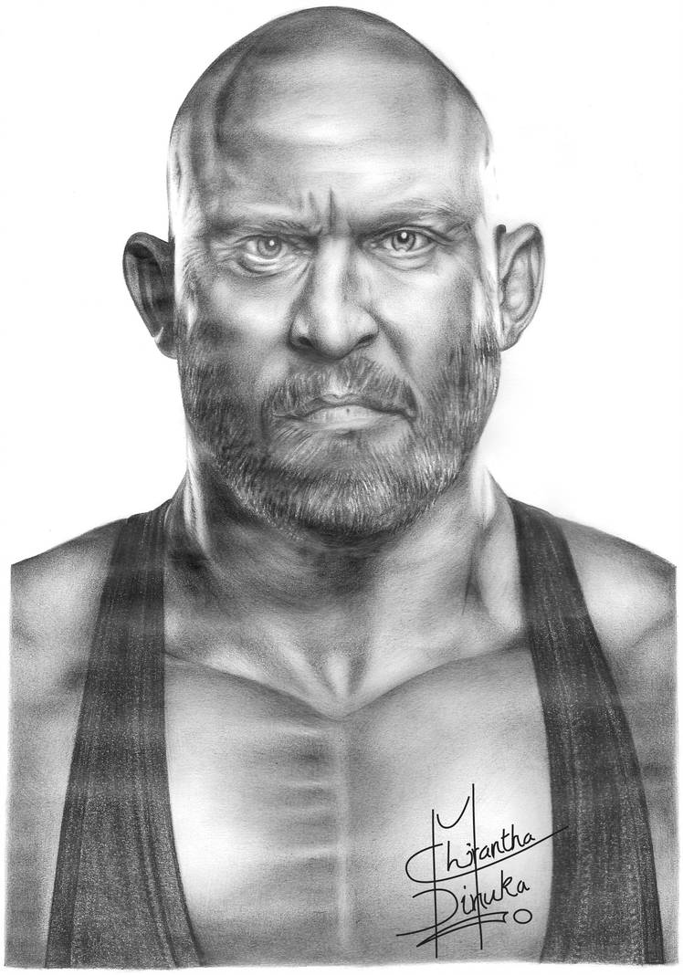 748x1068 Wwe Ryback Pencil Drawing - Wwe Ryback Drawing