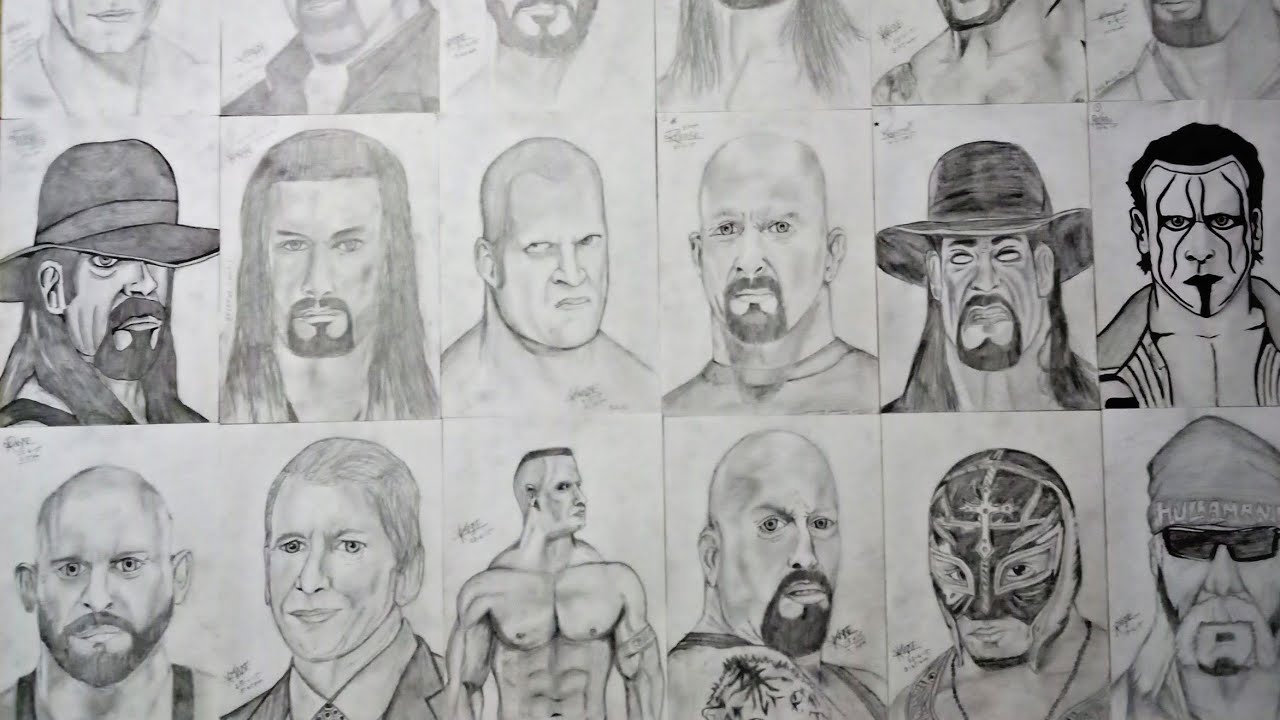 Wwe Superstars Drawing at Explore collection of