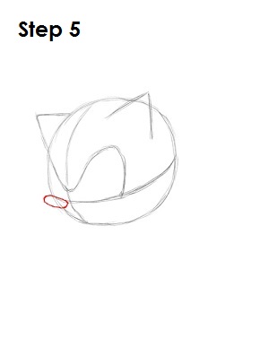 300x388 How To Draw Sonic The Hedgehog - X Drawing