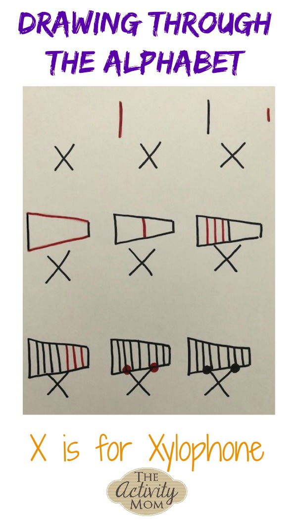 600x1050 The Activity Mom - X Drawing