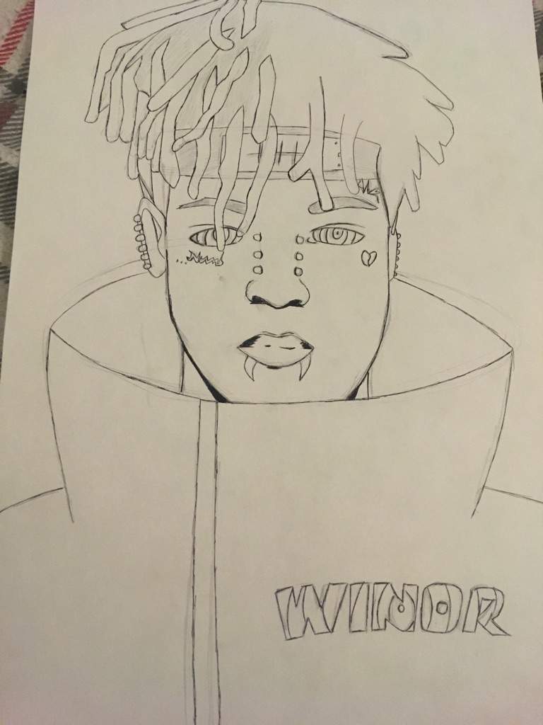768x1024 Xxxtentacion X Pain Drawing Naruto Amino - X Drawing