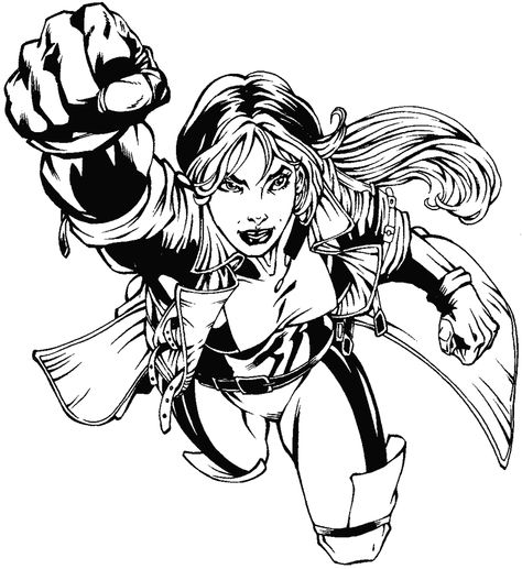 474x517 how to draw rogue from marvel's x men superhero team drawing - X Men Drawing