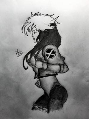 299x400 rouge xmen - X Men Drawing