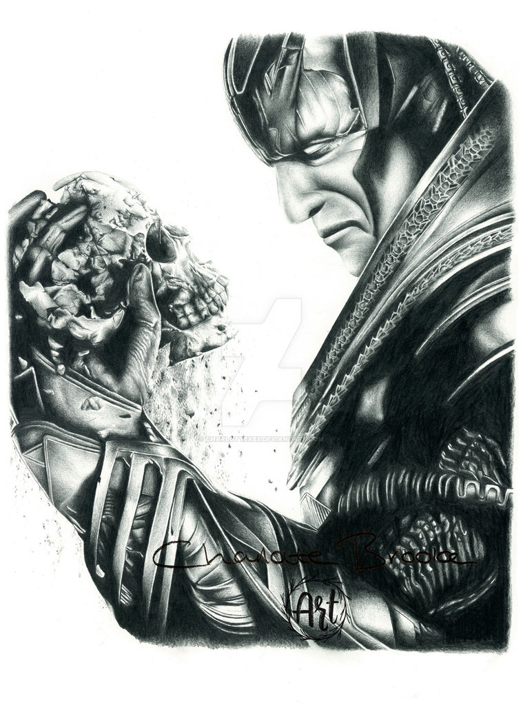 759x1052 x men apocalypse pencil drawing - X Men Drawing