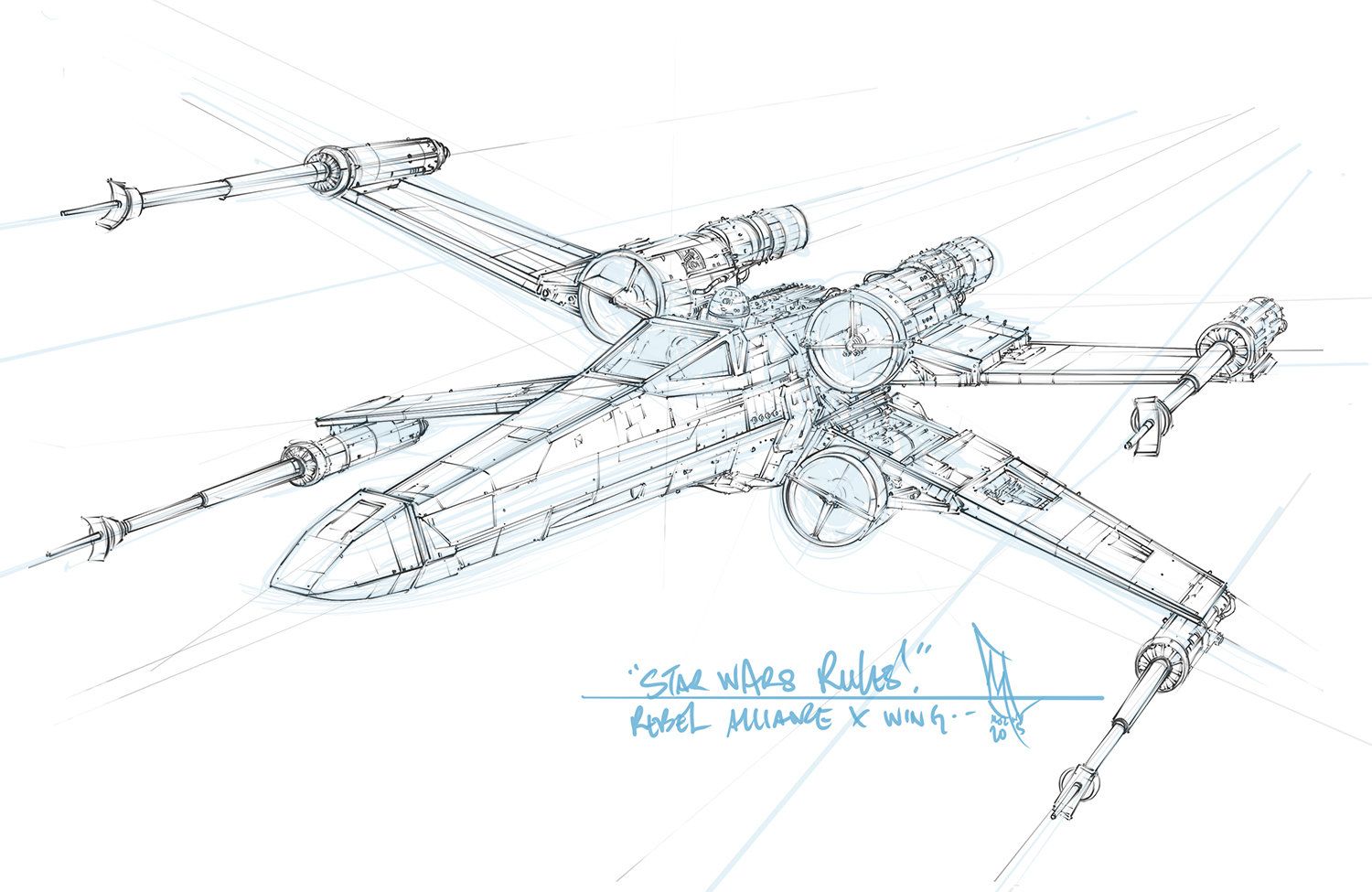 1500x975 x wing starfighter star wars freedom fighters in wings - X Wing Drawing