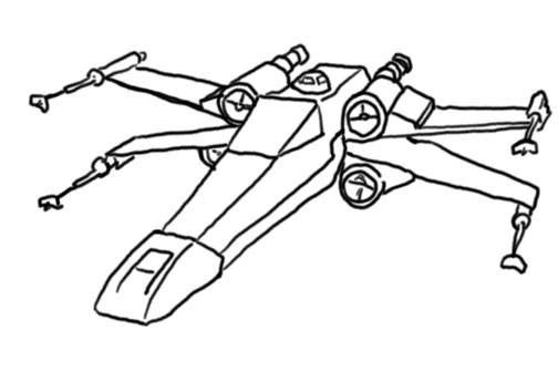 504x345 xwing how to draw planes from world war ii - X Wing Drawing