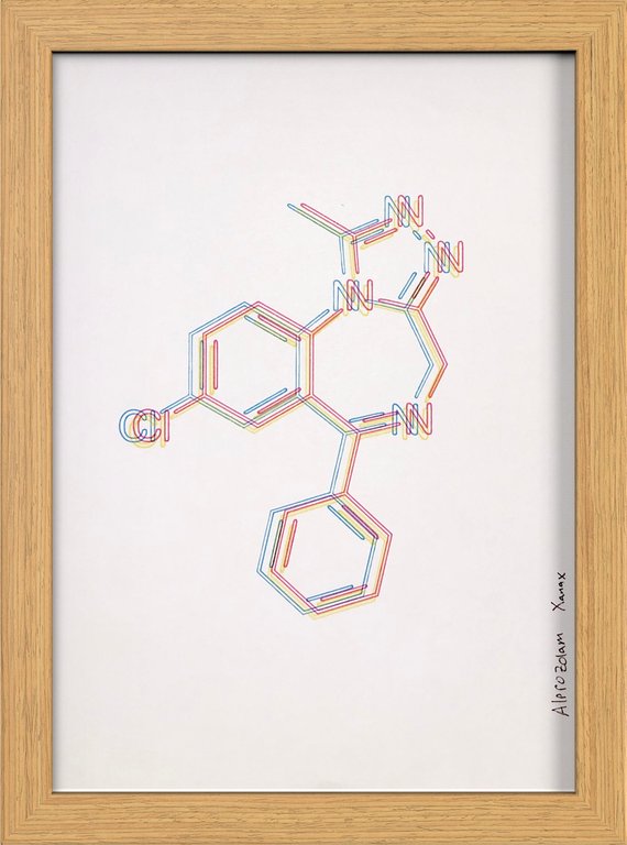 570x768 items similar to party on, xanax on etsy - Xanax Drawing