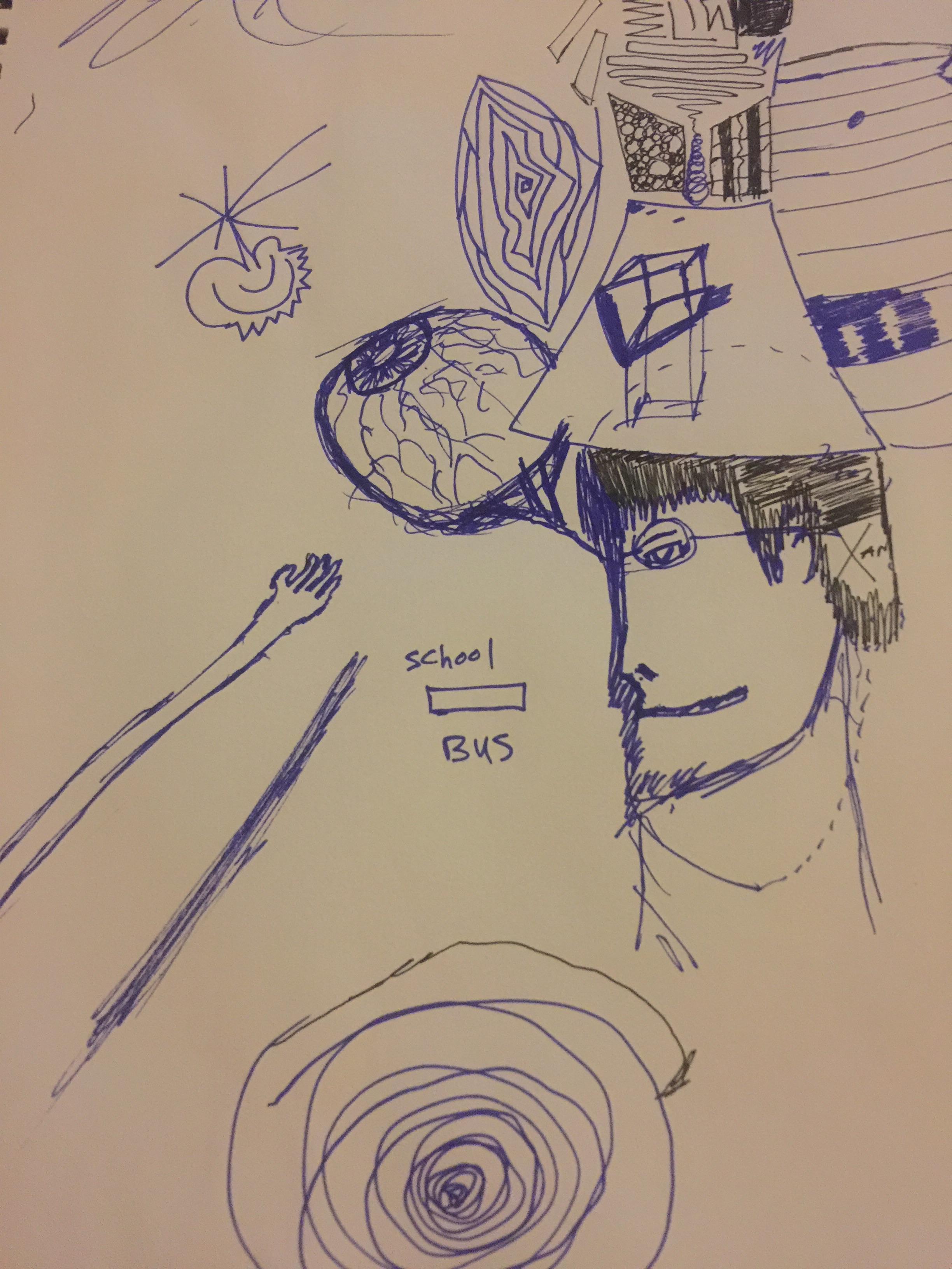 2448x3264 Okay So When I'm On Xanax I Get Creative On My Notebook And Draw - Xanax Drawing