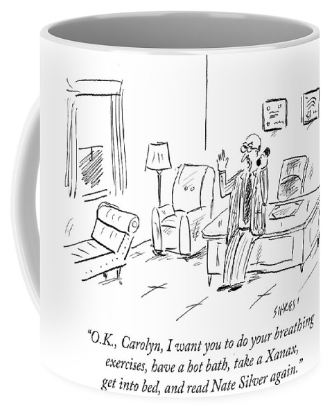 479x600 take a xanax get into bed and read nate silver coffee mug for sale - Xanax Drawing