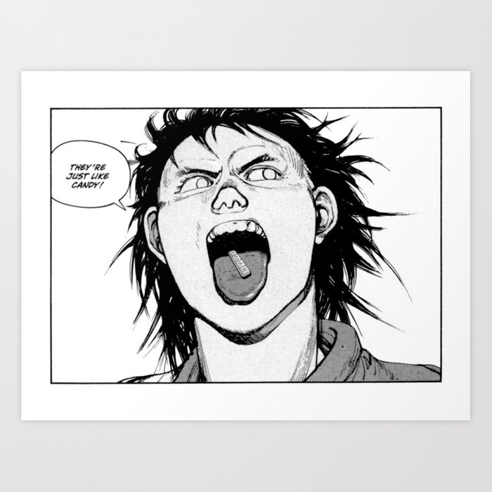 700x700 Xanax X Akira Art Print - Xanax Drawing