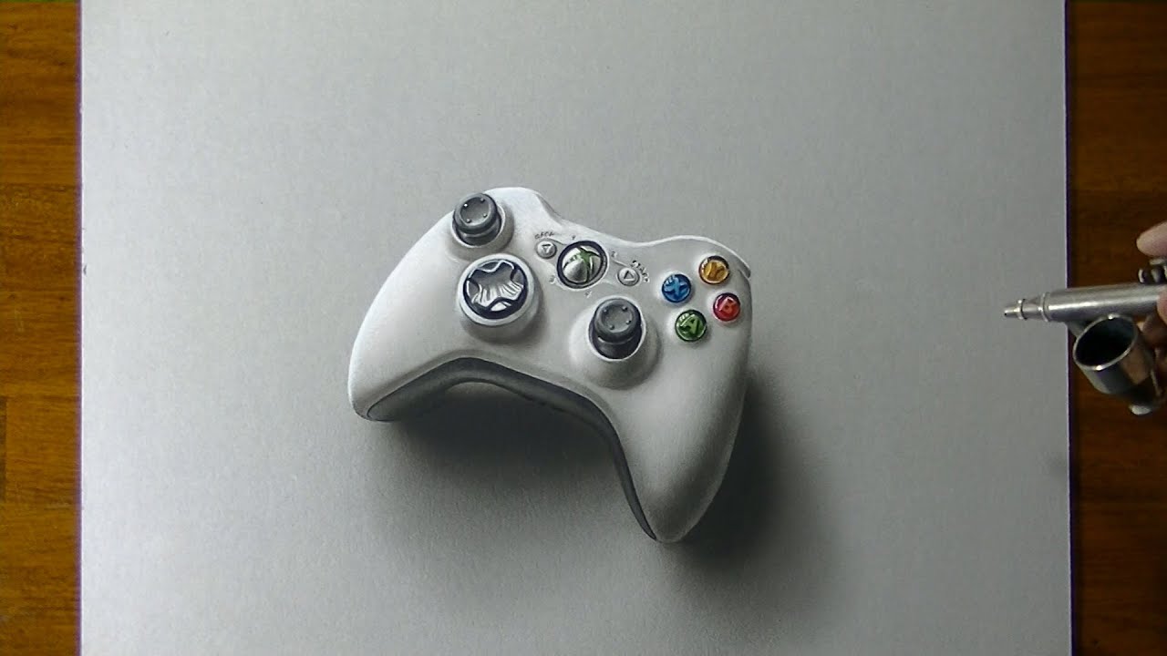 Xbox 360 Controller Drawing At Paintingvalley Com Explore