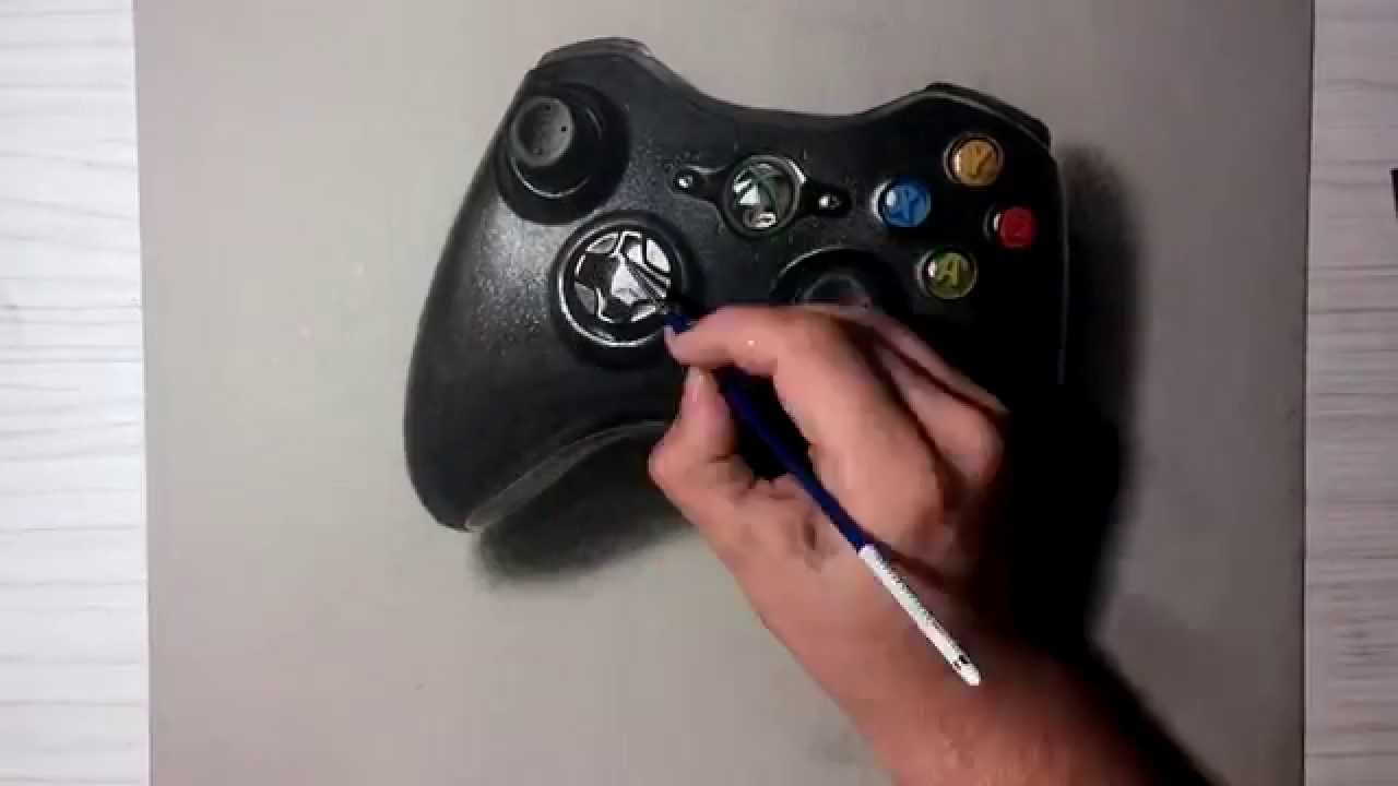1280x720 Drawing Xbox Controller - Xbox 360 Controller Drawing