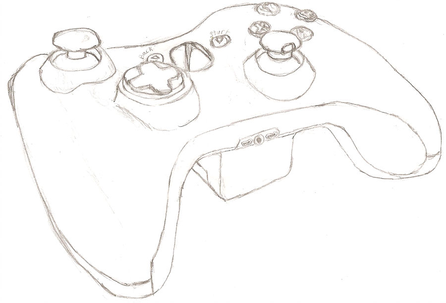 Xbox 360 Controller Drawing at Explore collection
