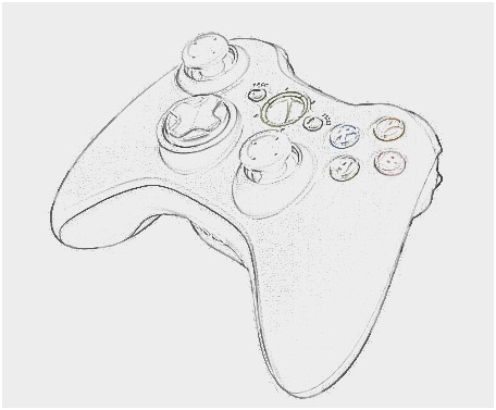 Xbox Controller Coloring Pages - Super Kins Author