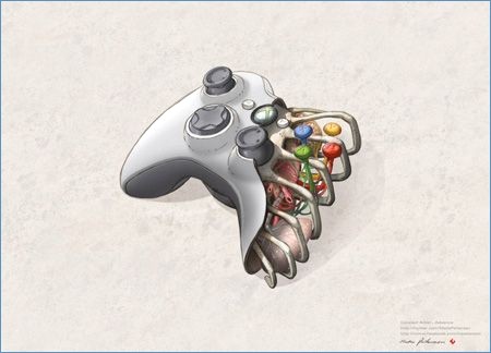 450x324 drawing xbox controller - Xbox One Controller Drawing