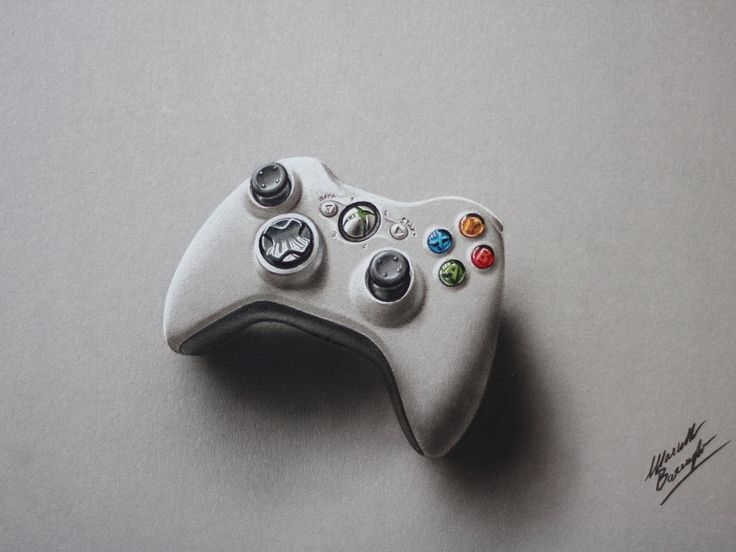 736x552 drawn controller xbox one - Xbox One Controller Drawing