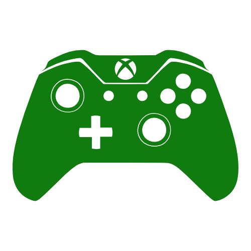 500x500 xbox controller silhouette great free clipart, silhouette - Xbox One Controller Drawing