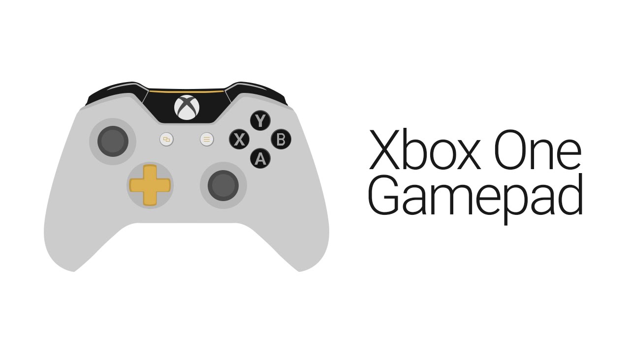 1280x720 Xbox One Gamepad Draw - Xbox One Controller Drawing