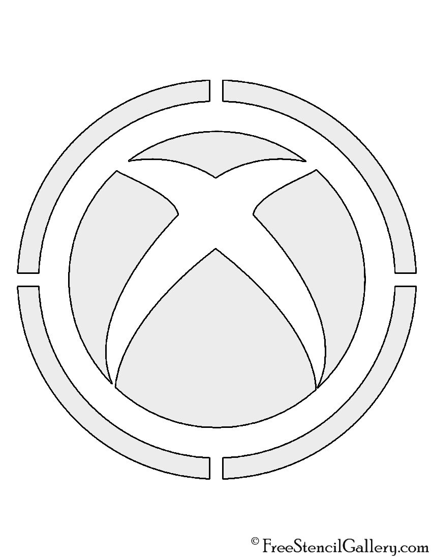 850x1100 Image Result For Xbox Symbol Template Templates Symbols - Xbox Symbol Drawing