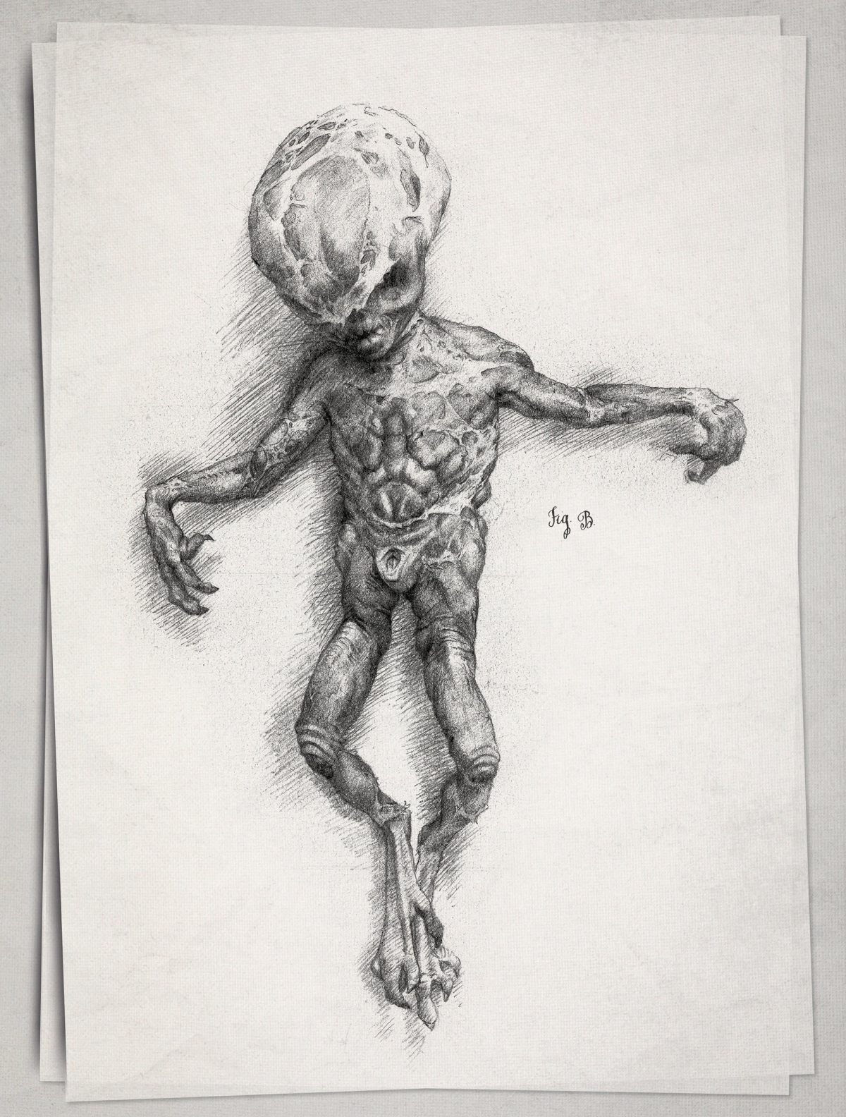 1200x1584 Exclusive Alien Covenant - Xenomorph Drawing