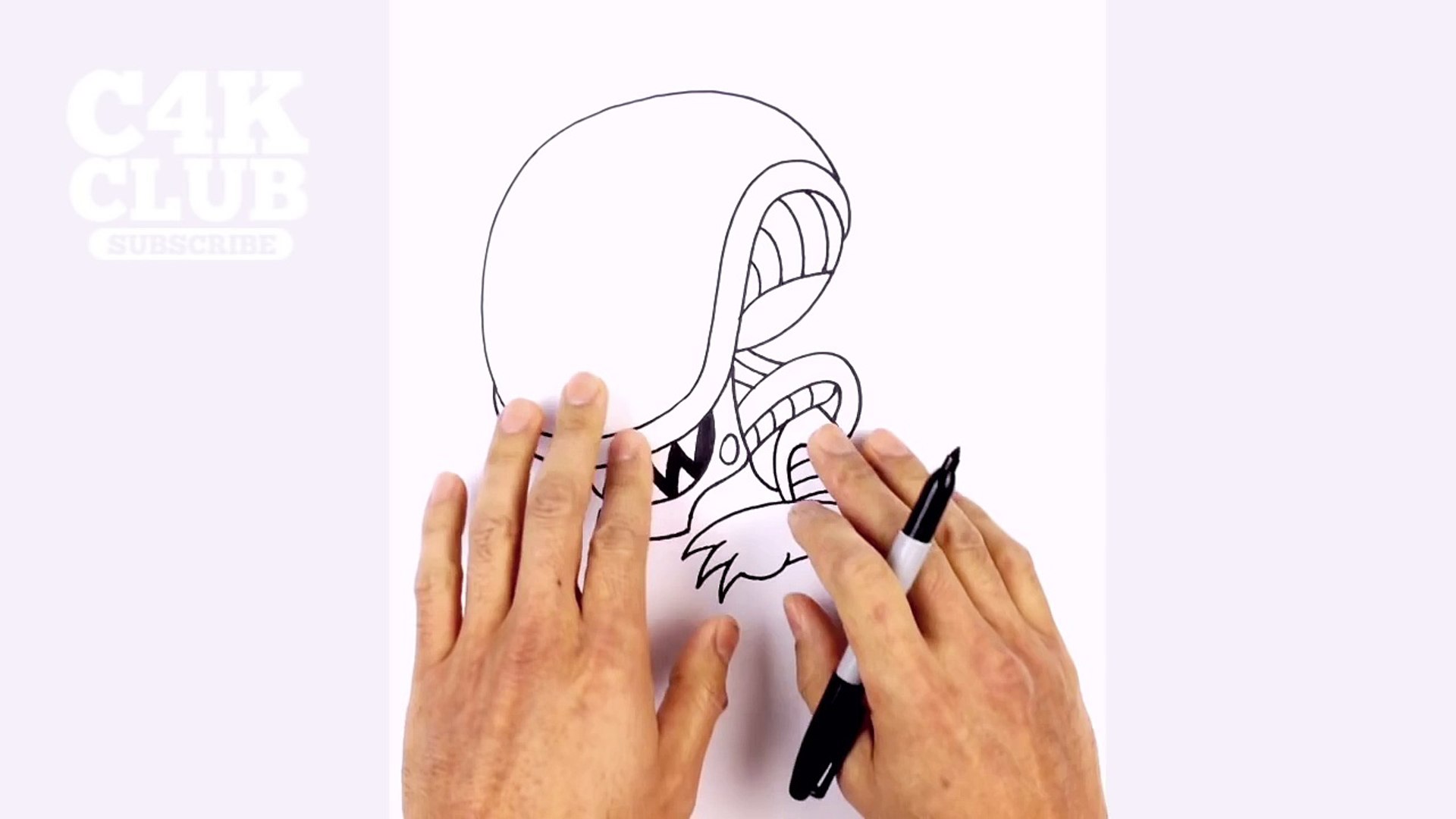 1920x1080 How To Draw Xenomorph Alien Drawing Lesson - Xenomorph Drawing Easy