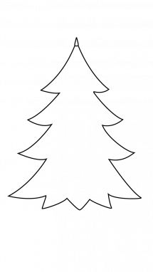 215x382 How To Draw A Christmas Tree Step - Xmas Tree Drawing