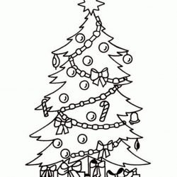 250x250 Christmas Tree Drawing Outline Easy Images For Coloring Photos - Xmas Tree Drawing