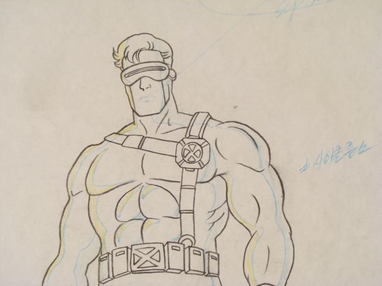 750x562 Original Drawing Cyclops X Men Animation Intimidator - Xmen Drawing