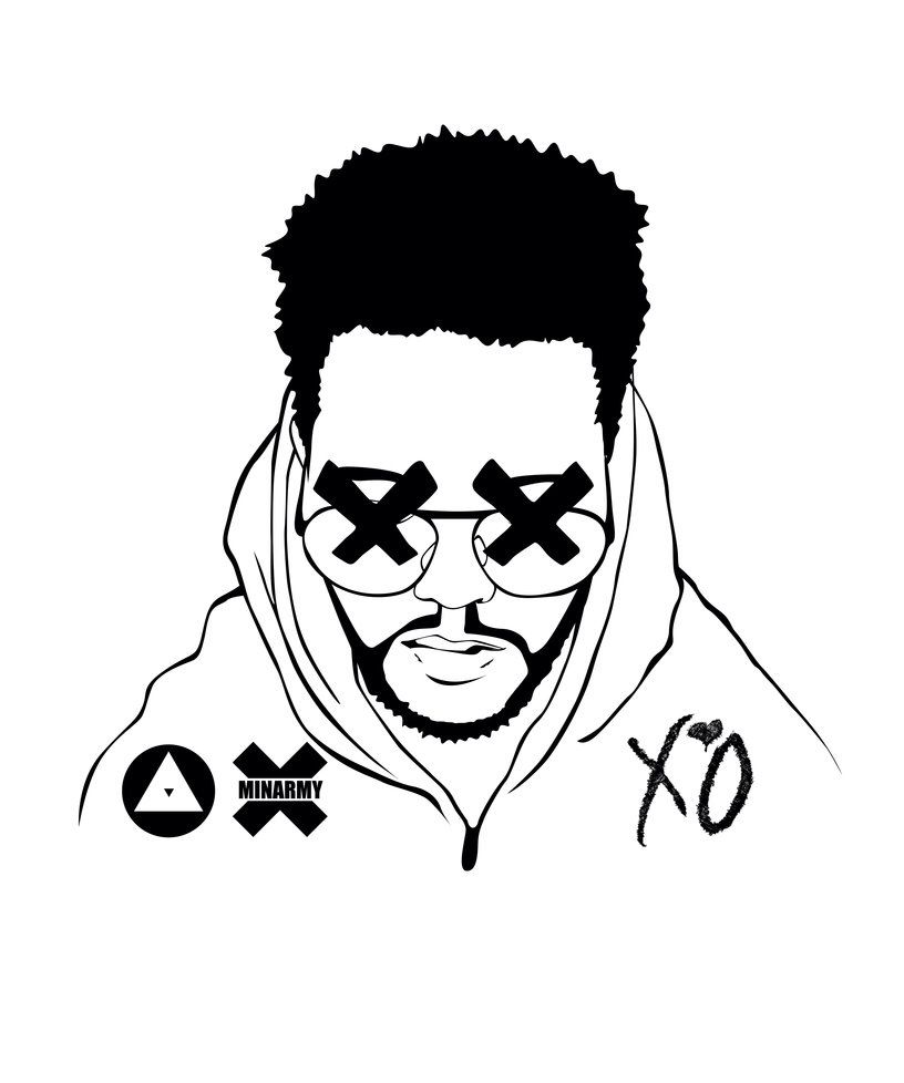 816x978 The Weeknd Xo The Weeknd Xo In The Weeknd Drawing - Xo Drawing