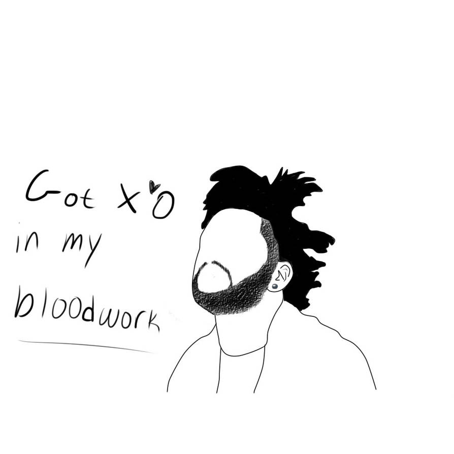 894x894 Xo In My Bloodwork - Xo Drawing