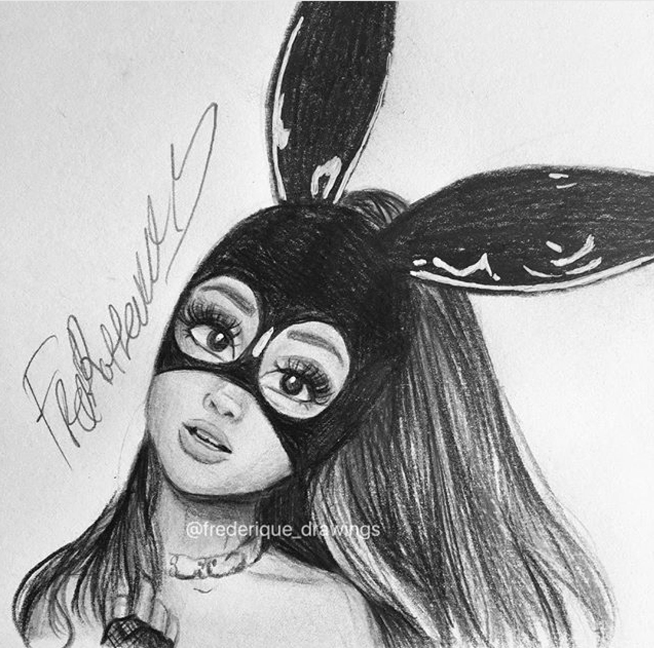 1273x1262 Xo, Projects To Try Ariana Grande - Xo Drawing