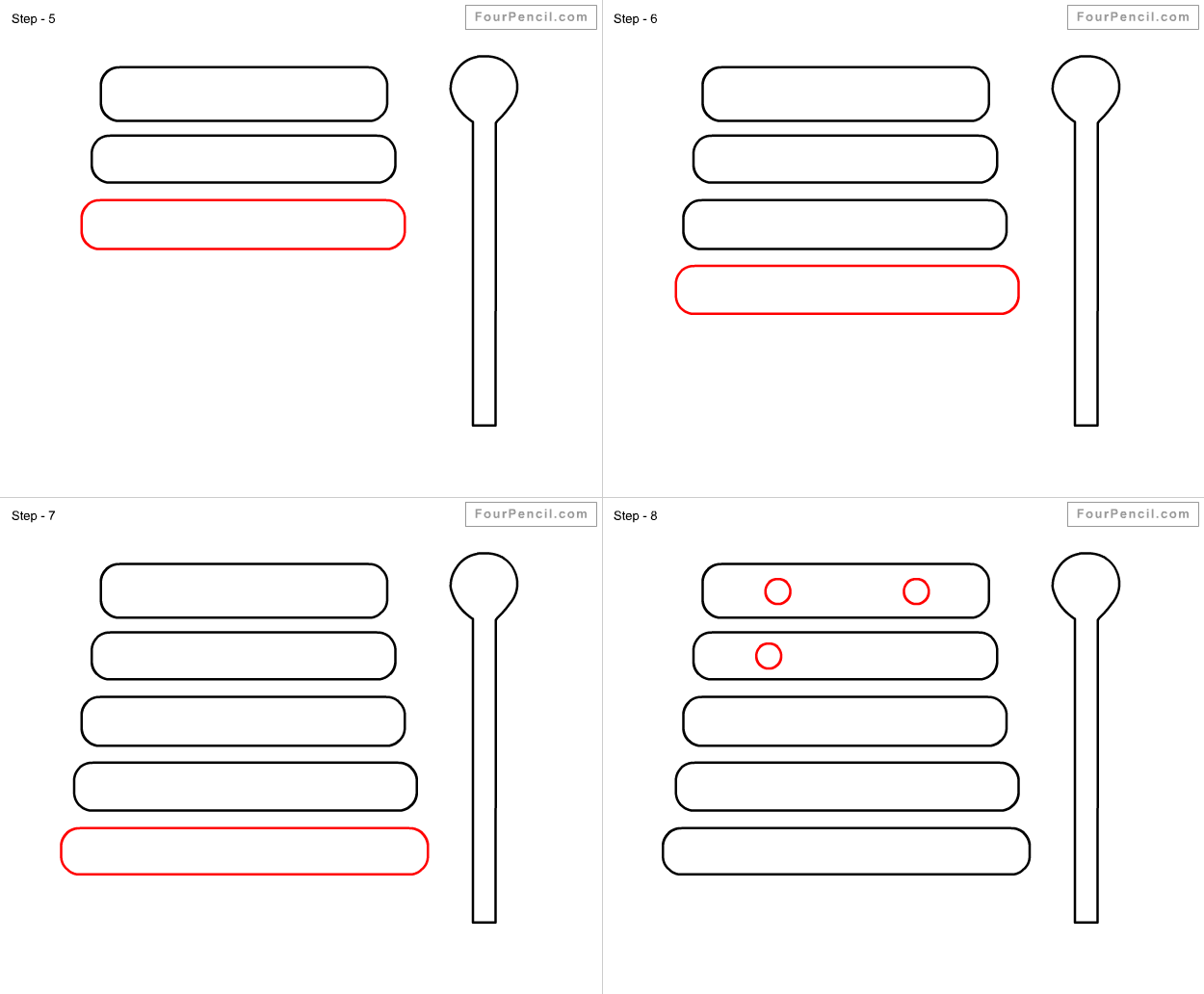 1250x1032 how to draw xylophone for kids - Xylophone Drawing