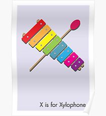 210x230 xylophone drawing posters redbubble - Xylophone Drawing