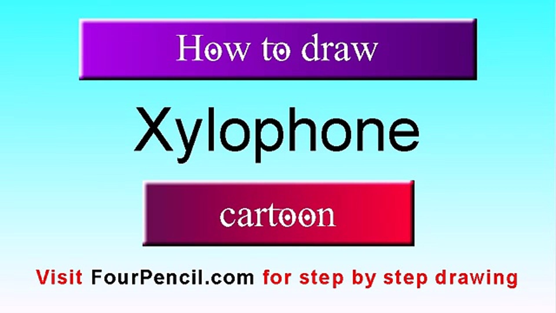 1920x1080 how to draw cartoon xylophone drawing step - Xylophone Drawing
