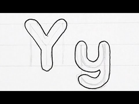 480x360 How To Draw Bubble Writing Real Easy - Y Drawing