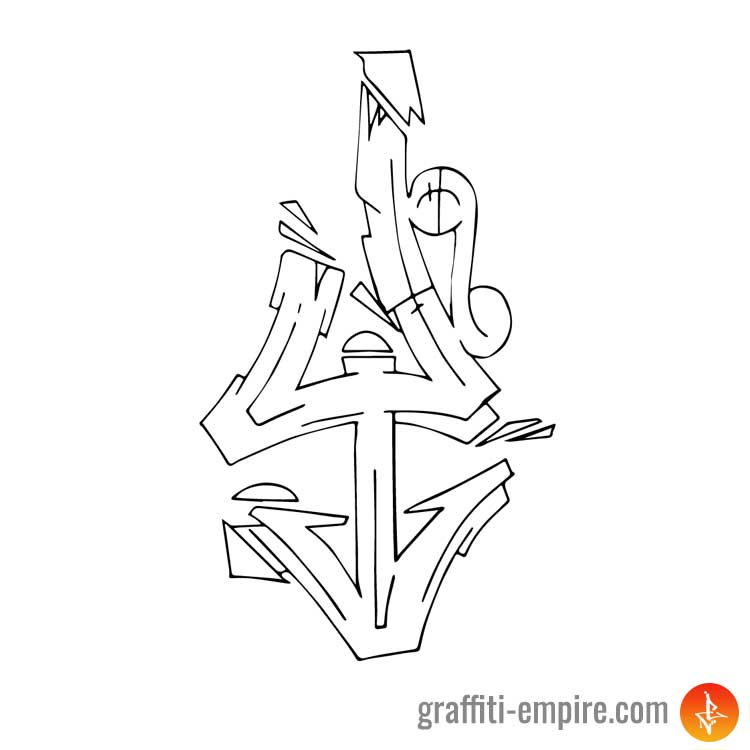 750x750 Graffiti Letter Y Graffiti Empire - Y Drawing