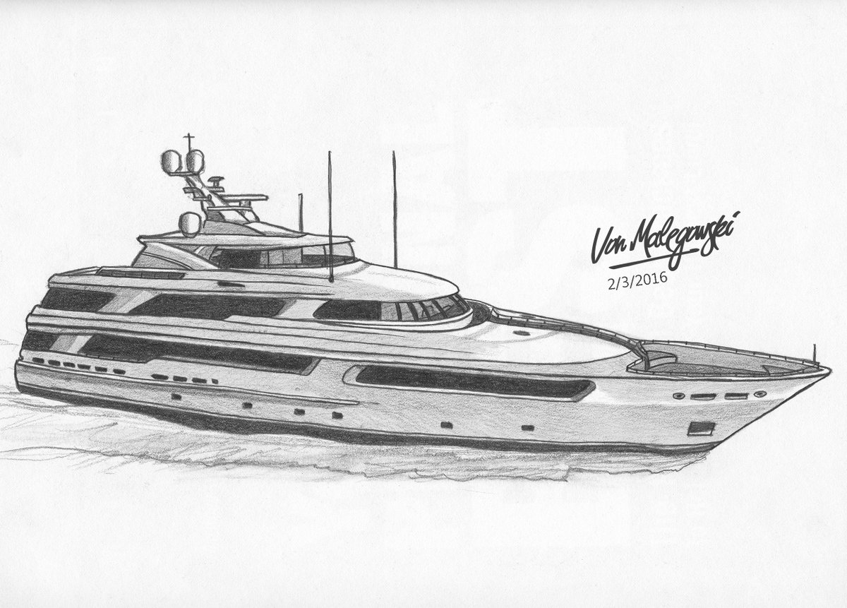 Yacht Drawing at Explore collection of Yacht Drawing