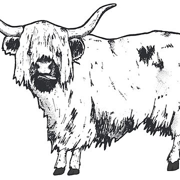 360x360 Cool Yak Drawing Travel Mug - Yak Drawing