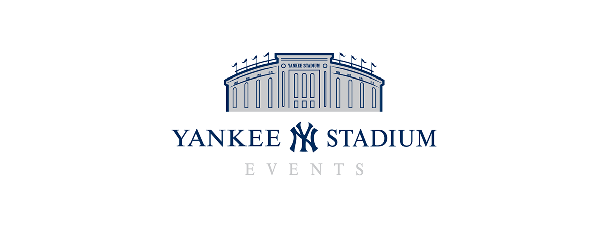 1200x464 yankee stadium events branding on behance - Yankee Stadium Drawing