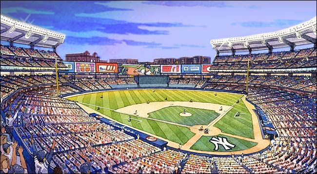 650x357 yankee stadium - Yankee Stadium Drawing