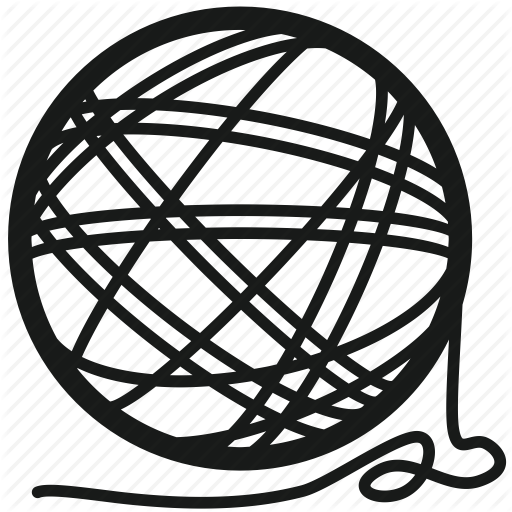 512x512 ball of yarn drawing - Yarn Drawing