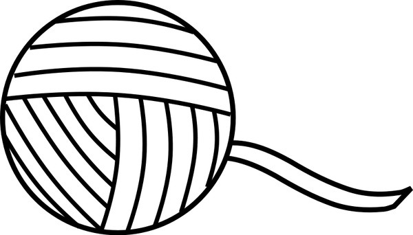 600x342 yarn line art free vector in open office drawing - Yarn Drawing