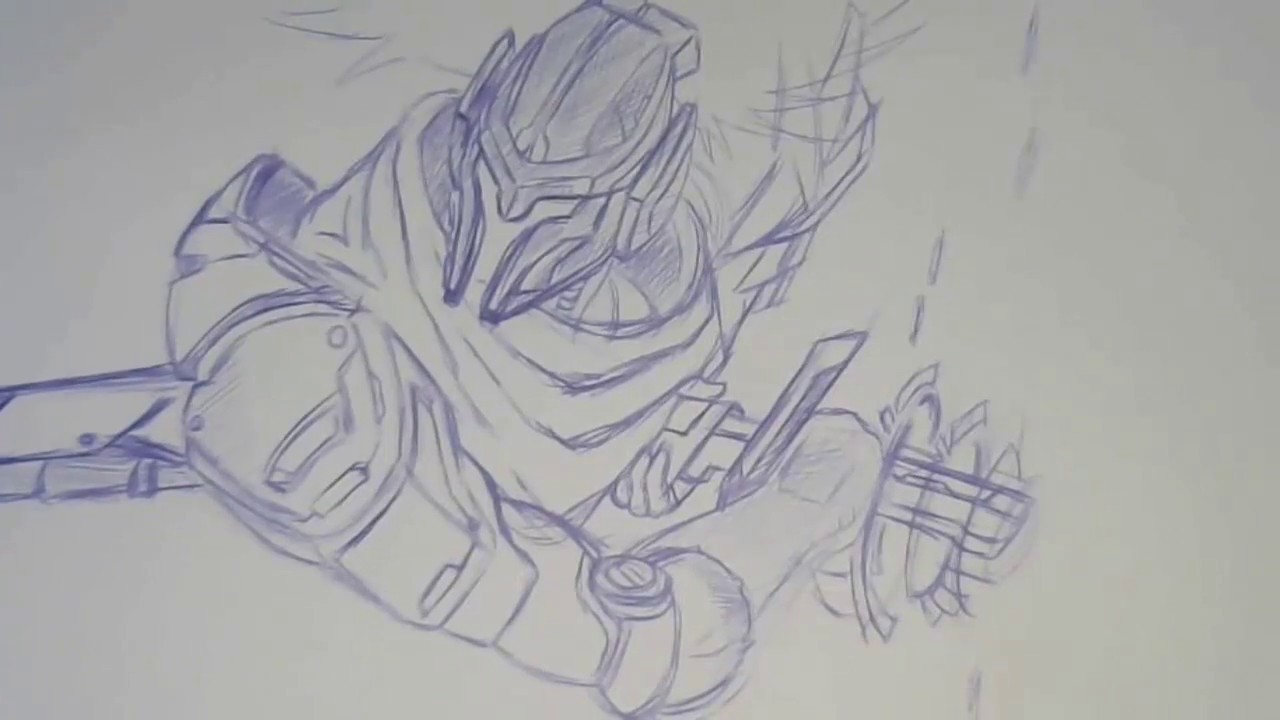 1280x720 Drawing Project Yasuo - Yasuo Drawing