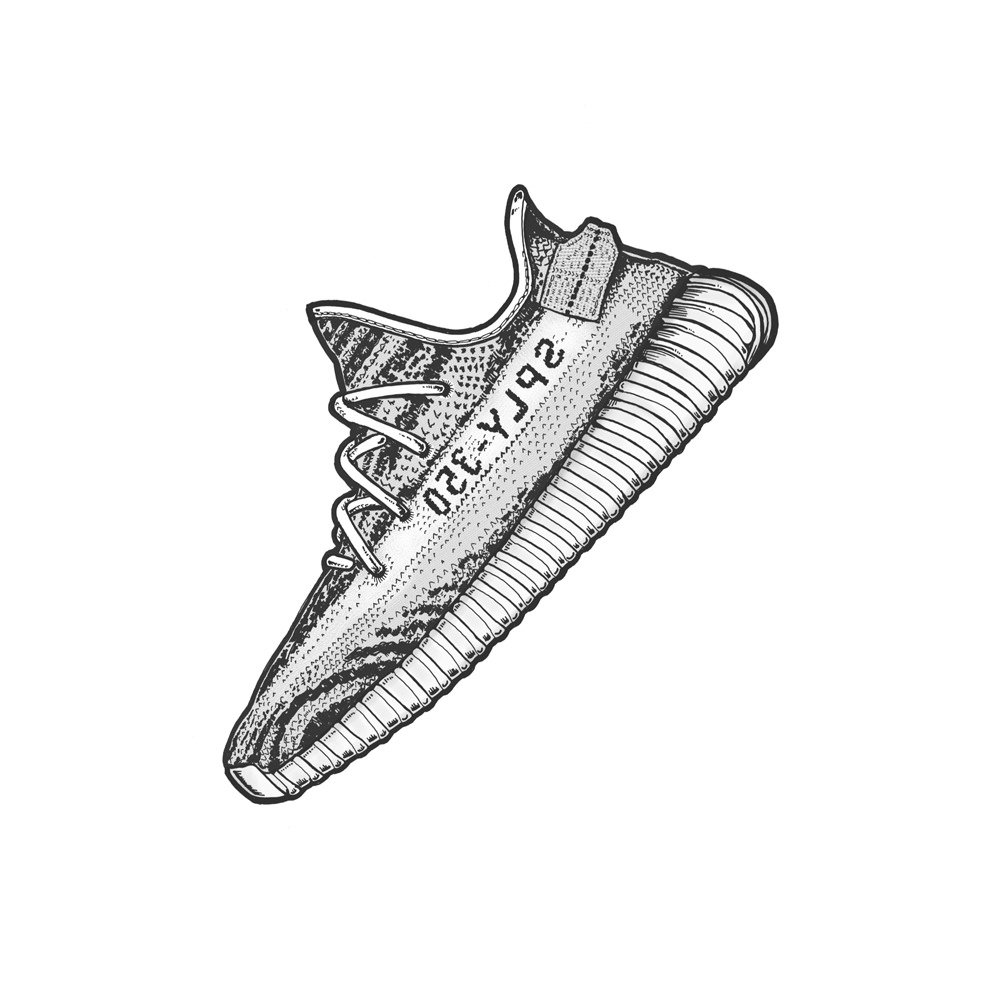 Yeezy Boost 350 V2 Drawing at Explore collection