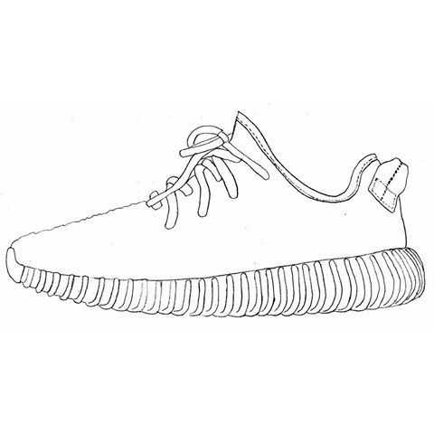 yeezys drawings