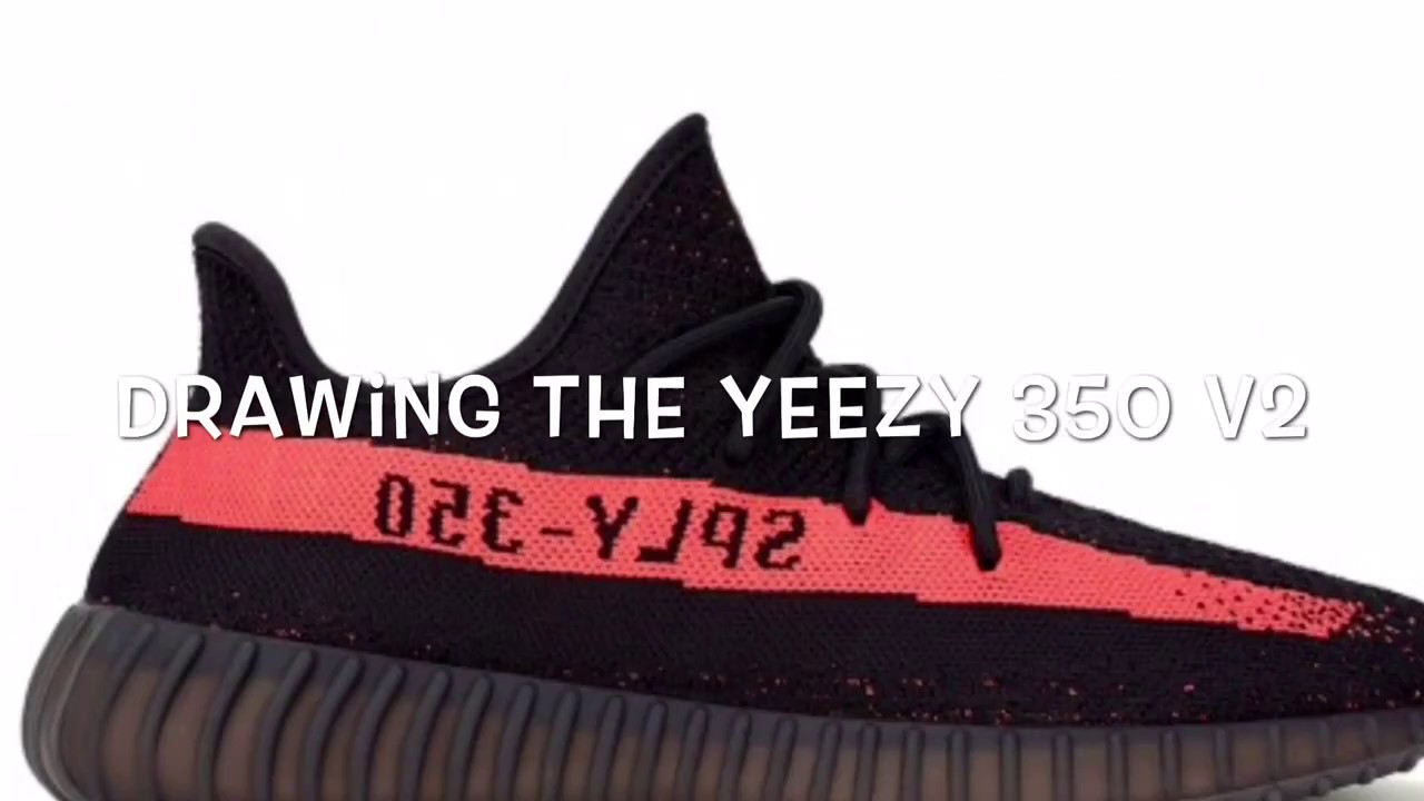 1280x720 Drawing The Adidas Yeezy - Yeezy V2 Drawing